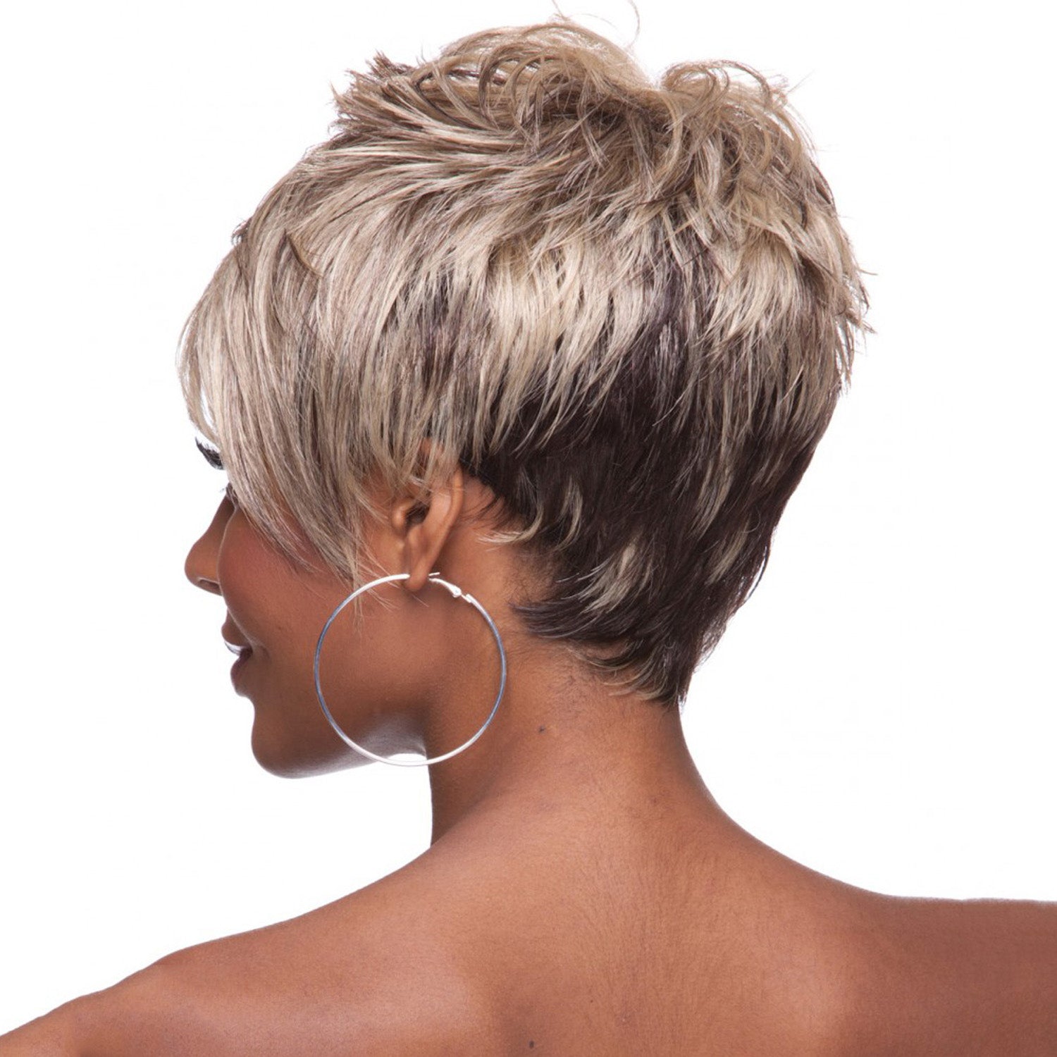 Jennifer | Blonde Short Pixie Cut Wavy Synthetic Hair Wig