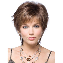 Load image into Gallery viewer, Fairy | Brown Short Pixie Cut Wavy Synthetic Hair Wig
