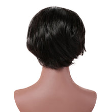 Load image into Gallery viewer, Tulip | Black Short Pixie Cut Straight Synthetic Hair Wig
