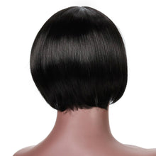 Load image into Gallery viewer, Belinda | Black Short Pixie Cut Straight Synthetic Hair Wig With Bangs
