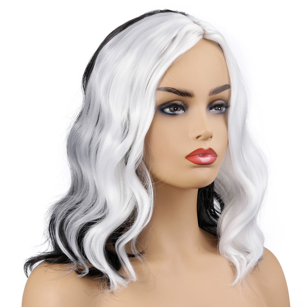 December | Grey Long Wavy Synthetic Hair Wig