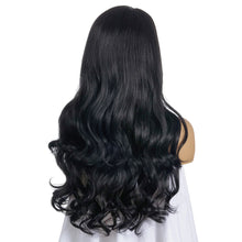Load image into Gallery viewer, Annie | Black Long Wavy Synthetic Hair Wig
