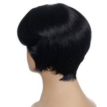 Load image into Gallery viewer, Patty | Black Short Pixie Cut Straight Synthetic Hair Wig
