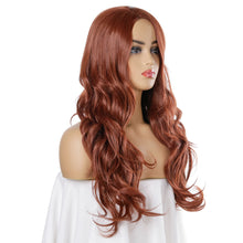 Load image into Gallery viewer, Roxanne | Red Long Wavy Synthetic Hair Wig
