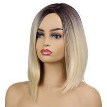 Load image into Gallery viewer, Karen | Blonde Medium Long Straight Synthetic Hair Wig
