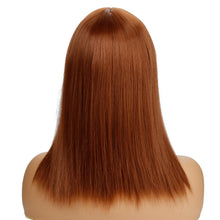 Load image into Gallery viewer, Cynthia | Brown Long Straight Synthetic Hair Wig
