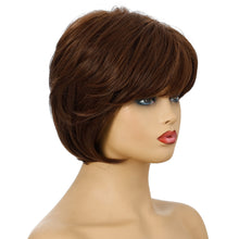 Load image into Gallery viewer, Gabrielle | Brown Short Pixie Cut Wavy Synthetic Hair Wig

