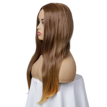 Load image into Gallery viewer, Kelly | Brown Long Straight Synthetic Hair Wig
