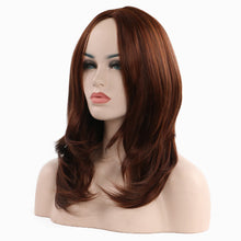 Load image into Gallery viewer, Winne | Brown Long Straight Synthetic Hair Wig
