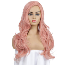 Load image into Gallery viewer, Sakura | Pink Long Wavy Synthetic Hair Wig
