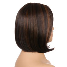 Load image into Gallery viewer, Helen | Black Medium Straight Synthetic Hair Wig
