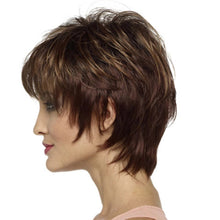 Load image into Gallery viewer, Bye Felicia | Brown Short Pixie Cut Wavy Synthetic Hair Wig
