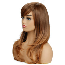 Load image into Gallery viewer, Daisy | Brown Long Straight Synthetic Hair Wig
