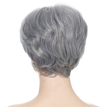 Load image into Gallery viewer, Sheila | Grey Short Pixie Cut Wavy Synthetic Hair Wig
