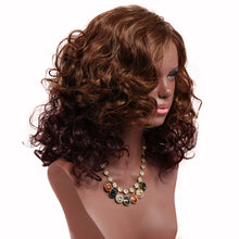 Load image into Gallery viewer, Chelsea | Brown Medium Wavy Synthetic Hair Wig
