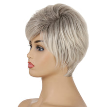 Load image into Gallery viewer, Agnelita | Blonde Short Pixie Cut Straight Synthetic Hair Wig
