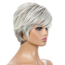 Load image into Gallery viewer, Shannon | Blonde Short Pixie Cut Straight Synthetic Hair Wig With Bangs

