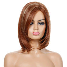Load image into Gallery viewer, Lolita | Brown Medium Straight Synthetic Hair Wig
