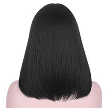 Load image into Gallery viewer, Basic | Black Long Straight Synthetic Hair Wig
