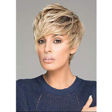 Load image into Gallery viewer, Rechael | Blonde Short Pixie Cut Straight Synthetic Hair Wig With Bangs
