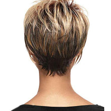 Load image into Gallery viewer, Joey | Blonde Short Pixie Cut Wavy Synthetic Hair Wig With Bangs
