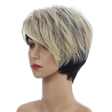 Load image into Gallery viewer, Joyer | Blonde Short Pixie Cut Straight Synthetic Hair Wig
