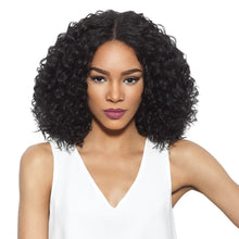 Load image into Gallery viewer, Brianna | Black Medium Curly Lace Front Synthetic Hair Wig
