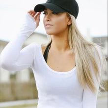 Load image into Gallery viewer, Summerland | Blonde Long Straight Synthetic Hair Wig Hat with Cap
