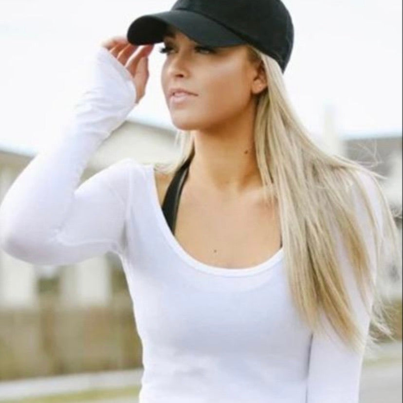 Summerland | Blonde Long Straight Synthetic Hair Wig Hat with Cap